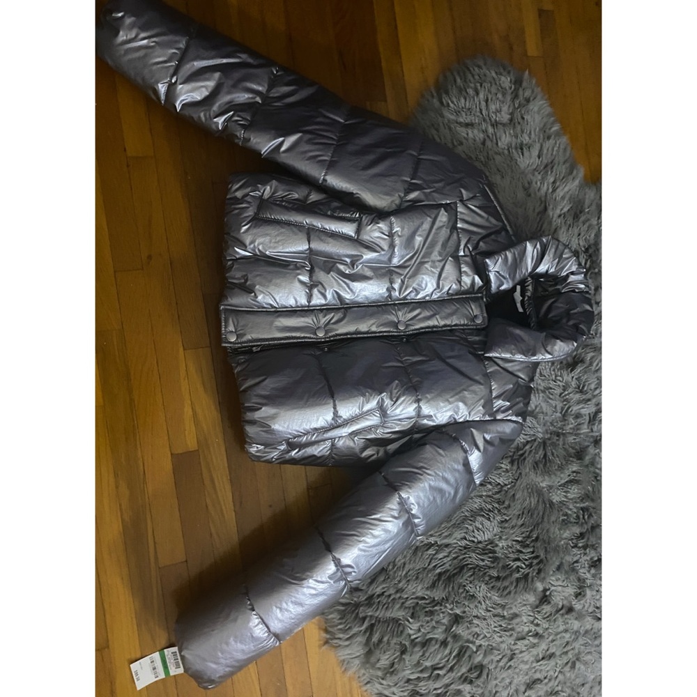 Cute crop bubble jacket